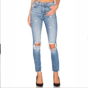 Grlfrnd Denim Karolina Jean, Size 24, color: “ I put a spell on you”